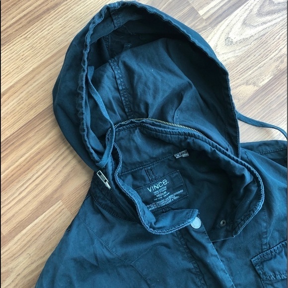 Vince Navy Coastal Zip Up Utility Jacket Size M - Picture 9 of 16